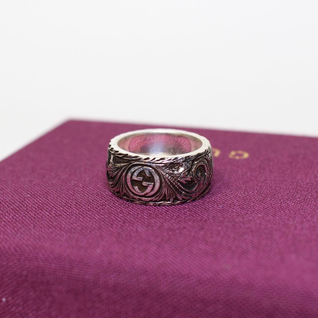 新品未使用 GUCCI キャットヘッド 定番シルバーリング 12号 指輪