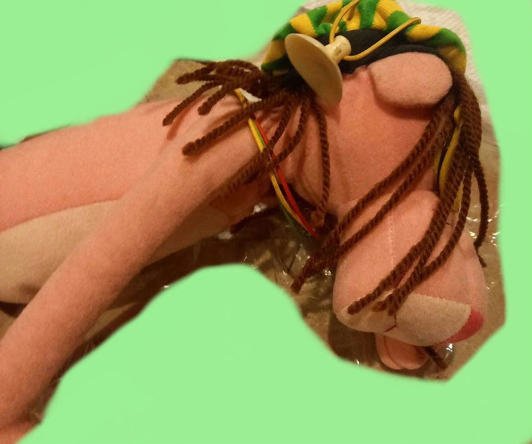 レア★吸盤付き★ピンクパンサー♪レゲエぬいぐるみ★非売品