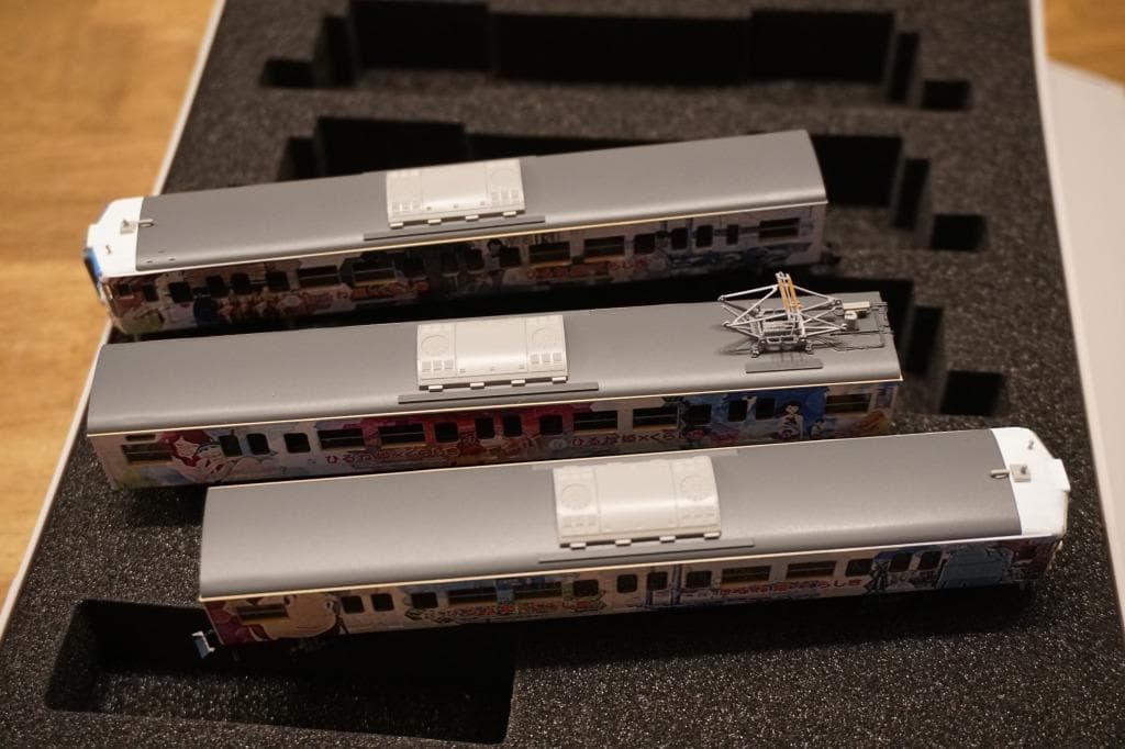 グリーンマックス改　115系D14編成　「ひるね姫」ラッピング仕様　３両