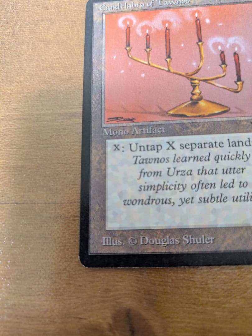 Candelabra of Tawnos　英語1枚