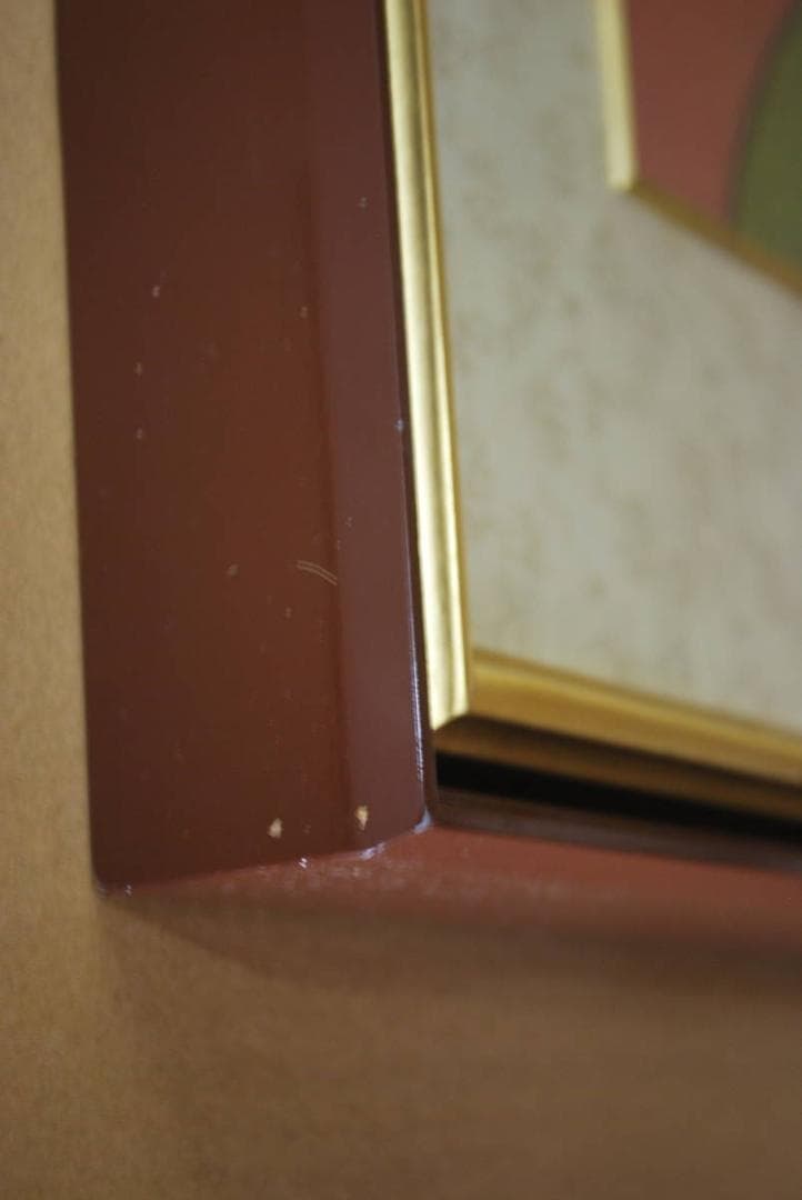 【真作】向井久万/蘭図/日本画額/掛軸☆宝船☆Ｑ‐857　J