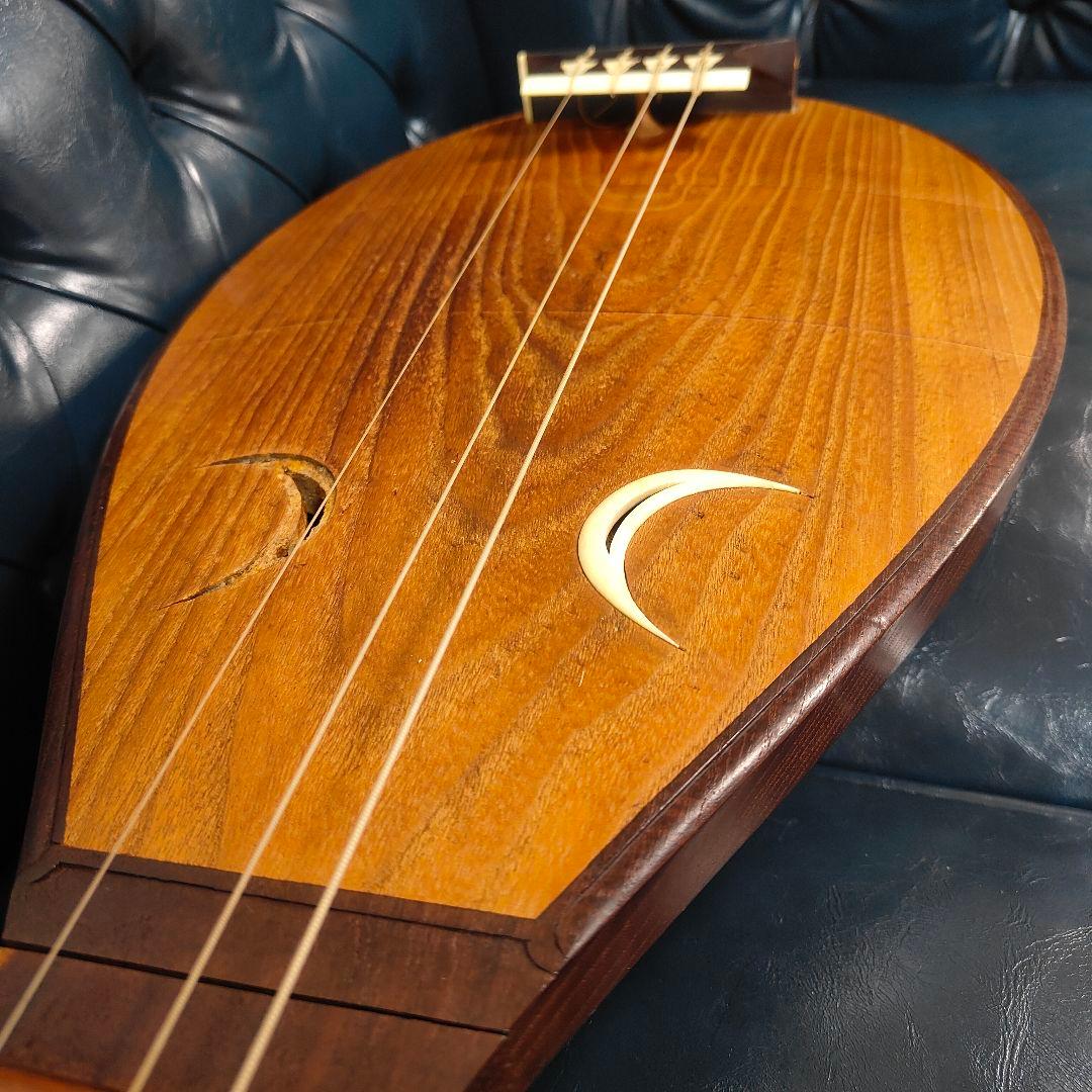 ​現状品 和楽器 琵琶 四絃五柱 撥弦楽器 伝統工芸品 弦楽器