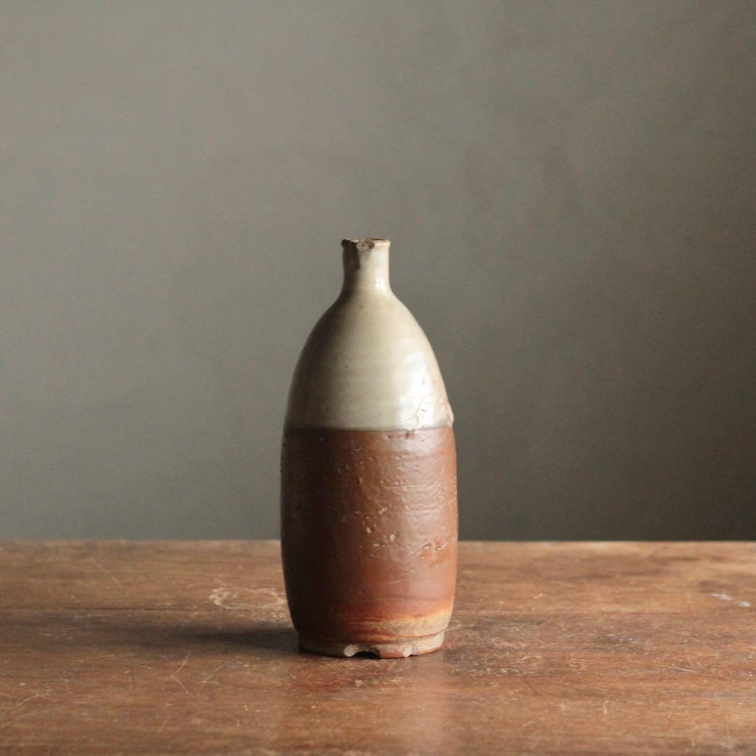 瀬戸 美濃 掛け分け 徳利 酒器 古美術 古道具 アンティーク白洲正子好み