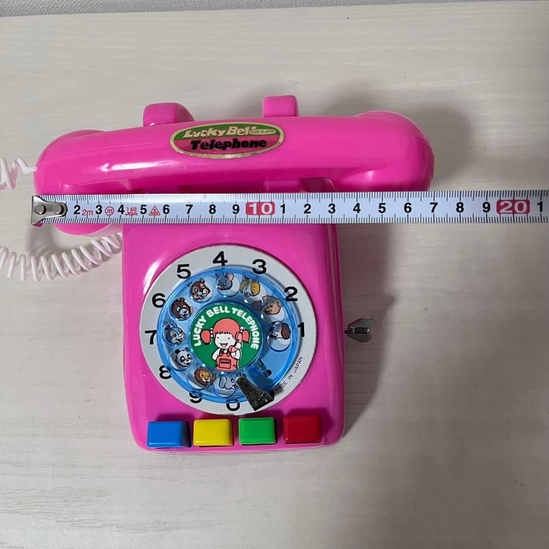 昭和 レトロ ゼンマイ ベル付き リンリンベルテレフォン 電話おもちゃ