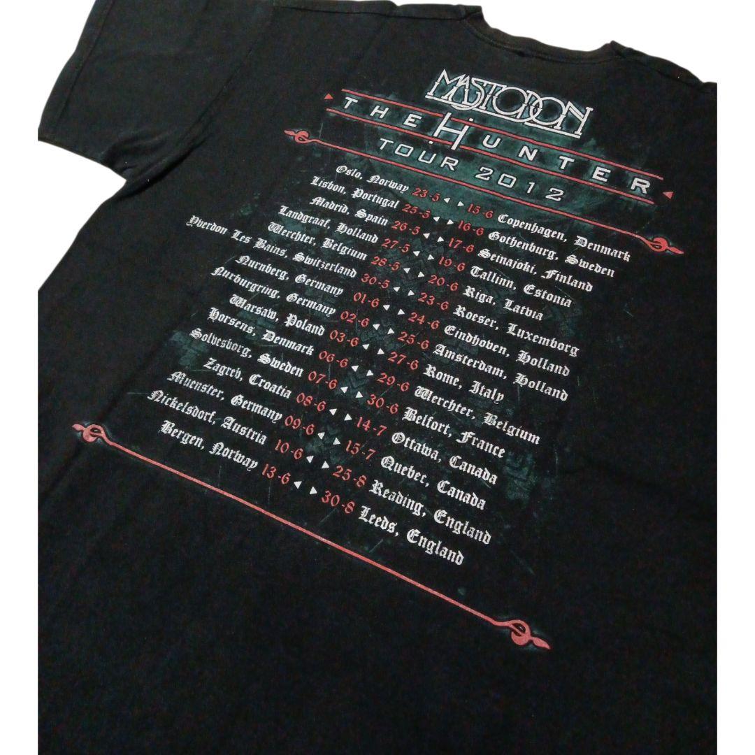 MASTODON THE HUNTER TOUR 2012 Tシャツ