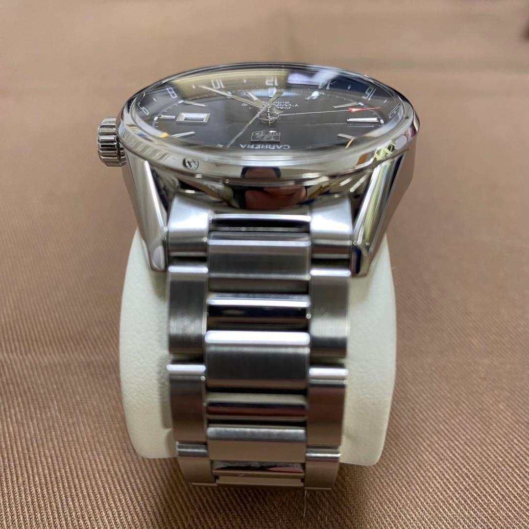 タグホイヤー　カレラ　キャリバー7 ツインタイム　ブラック