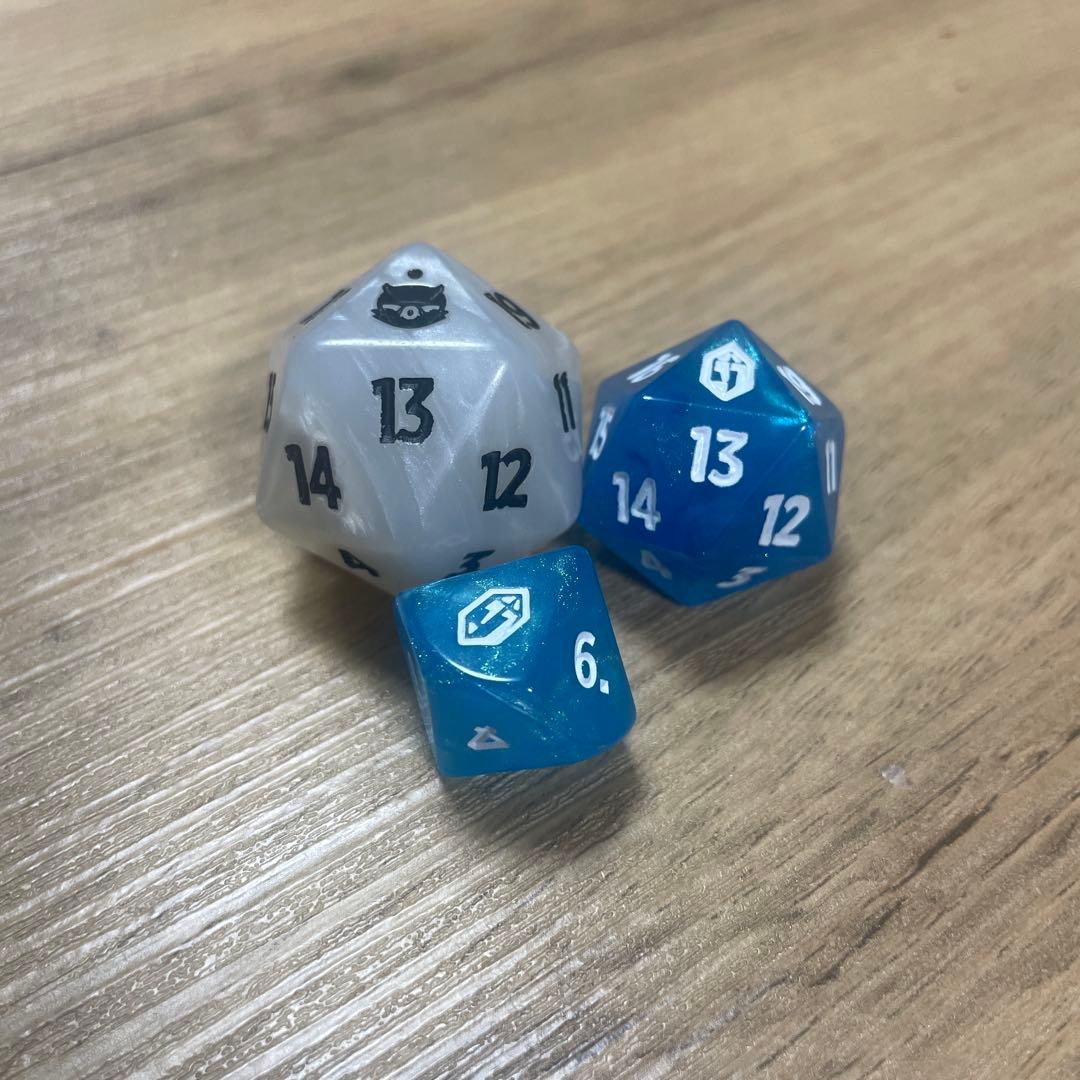 mtg 絶版 超稀少 ２０面 クリスタルダイス fin ff セット