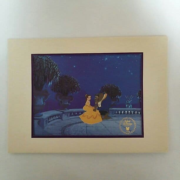 「美女と野獣」リトグラフ（非売品・新品）