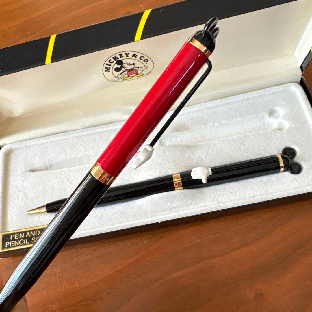 レア⭐︎Mickey & Co. Colibri ミッキー　シャーペン　ボールペン