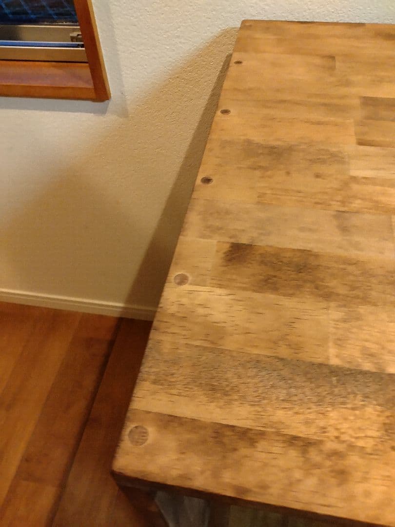 木製　ハンドメイド　オーダー　ワトコオイル　　　　　コの字　シェルフ　棚　水槽台