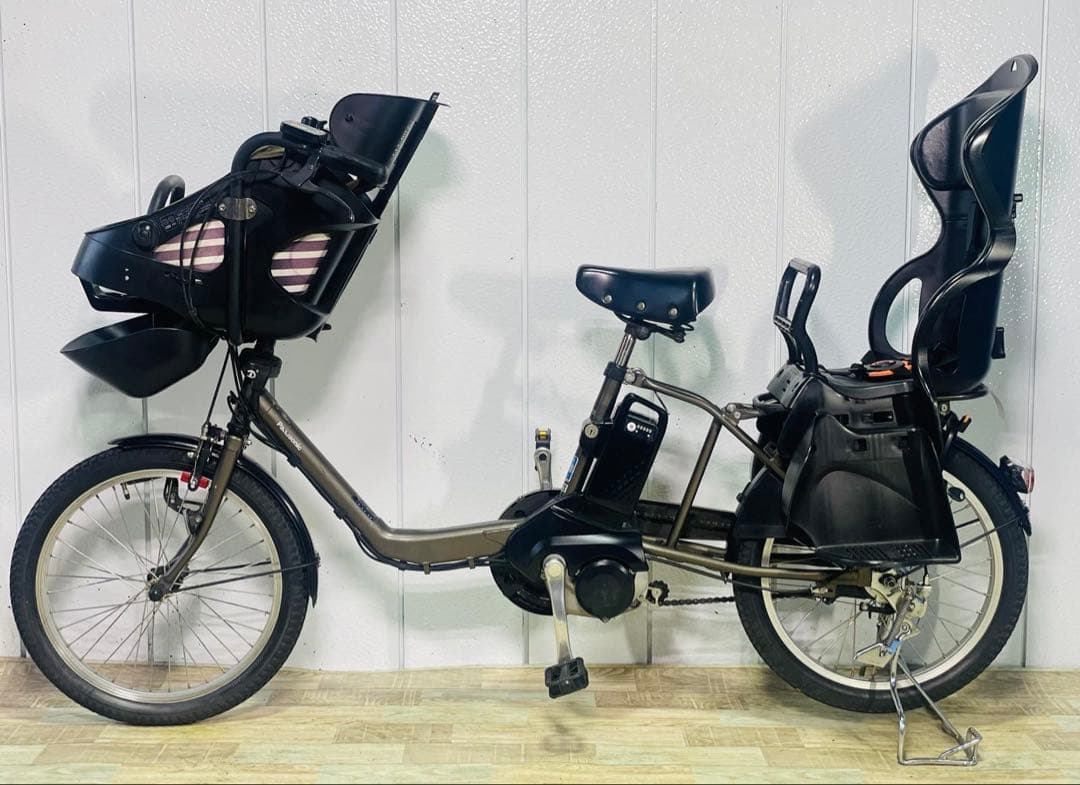 2986パナソニック12アンペア　3人乗り対応子供乗せ　電動アシスト自転車