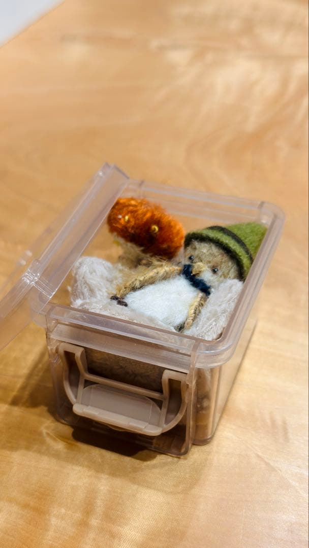 moriのえほん様　ふくろうとキノコのセット ミニチュア　ぬいぐるみ