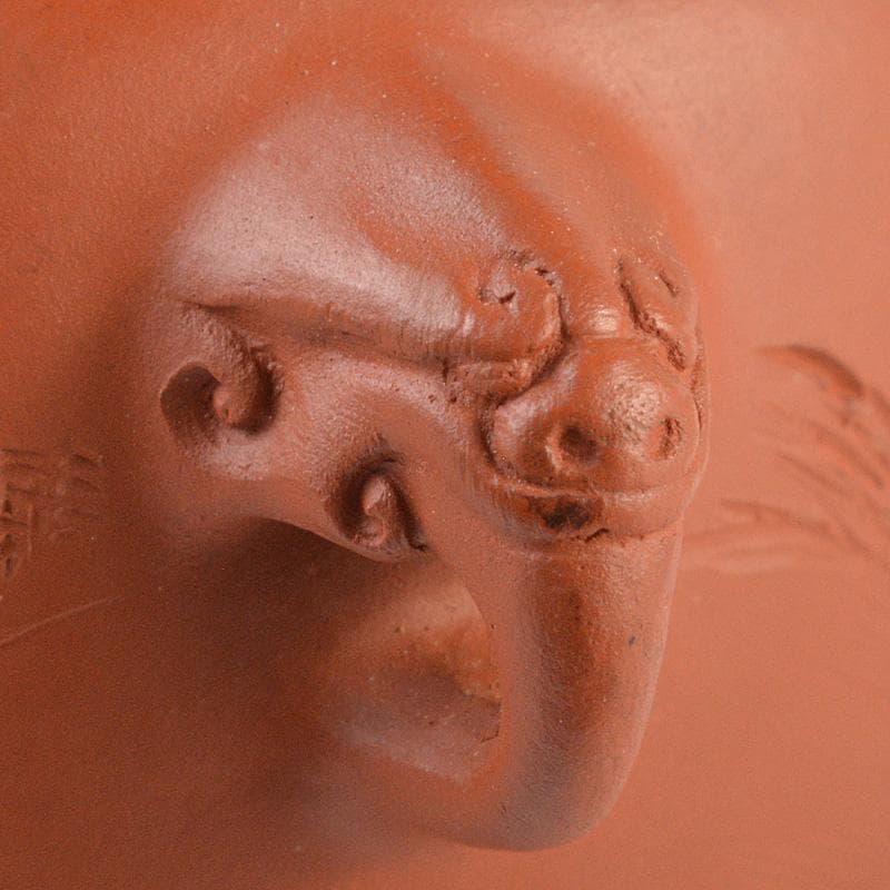 佐渡無名異焼　人間国宝　金渓堂　伊藤赤水造　一輪挿　共箱　2点　V　R7315