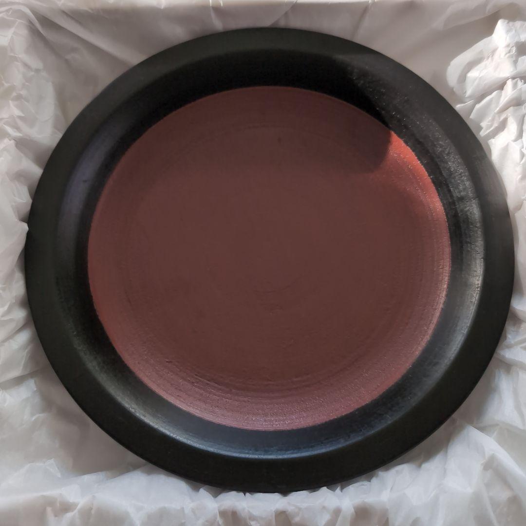 赤木明登 パン皿 日の丸 ギャラリー展示会のお品 新品未使用品