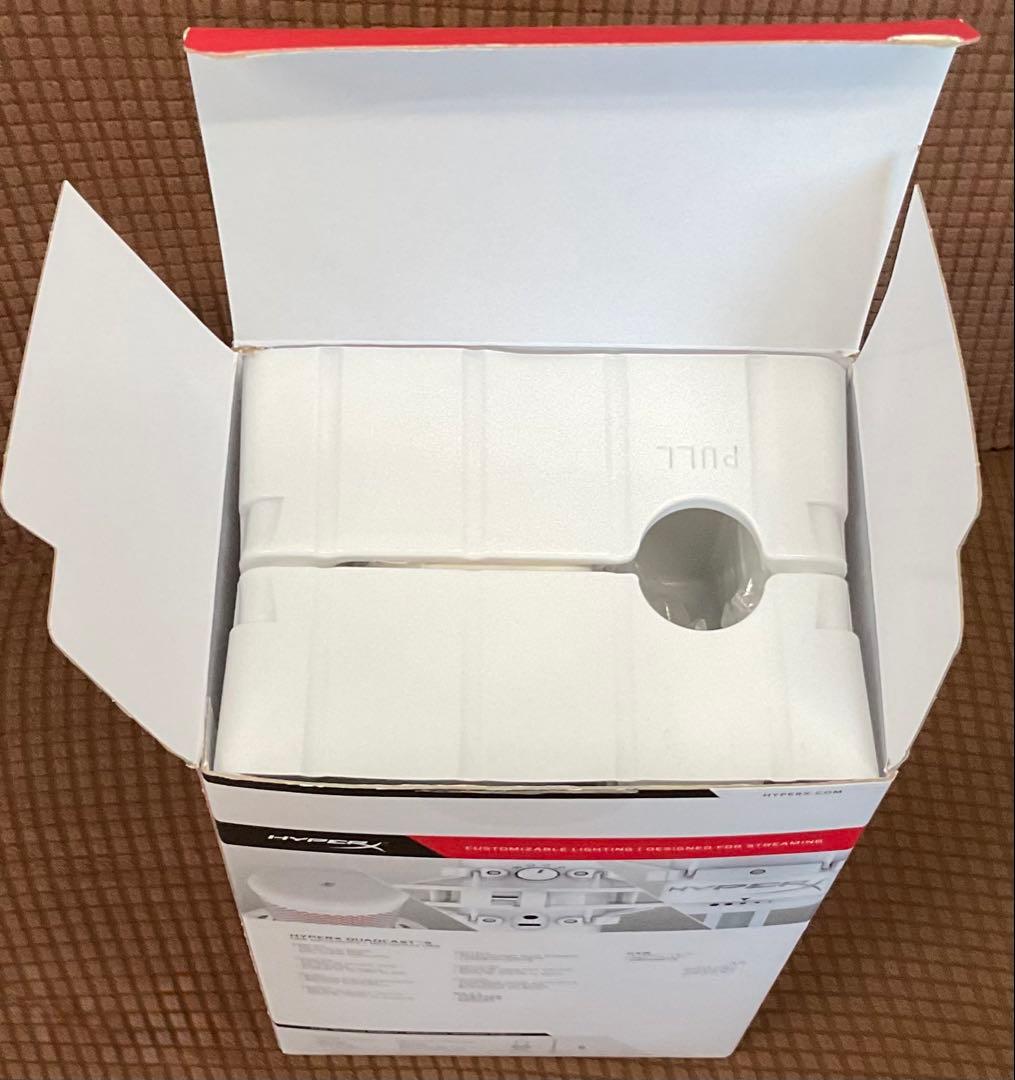 ★HyperX QuadCast S スタンドアロンマイク ホワイト 白