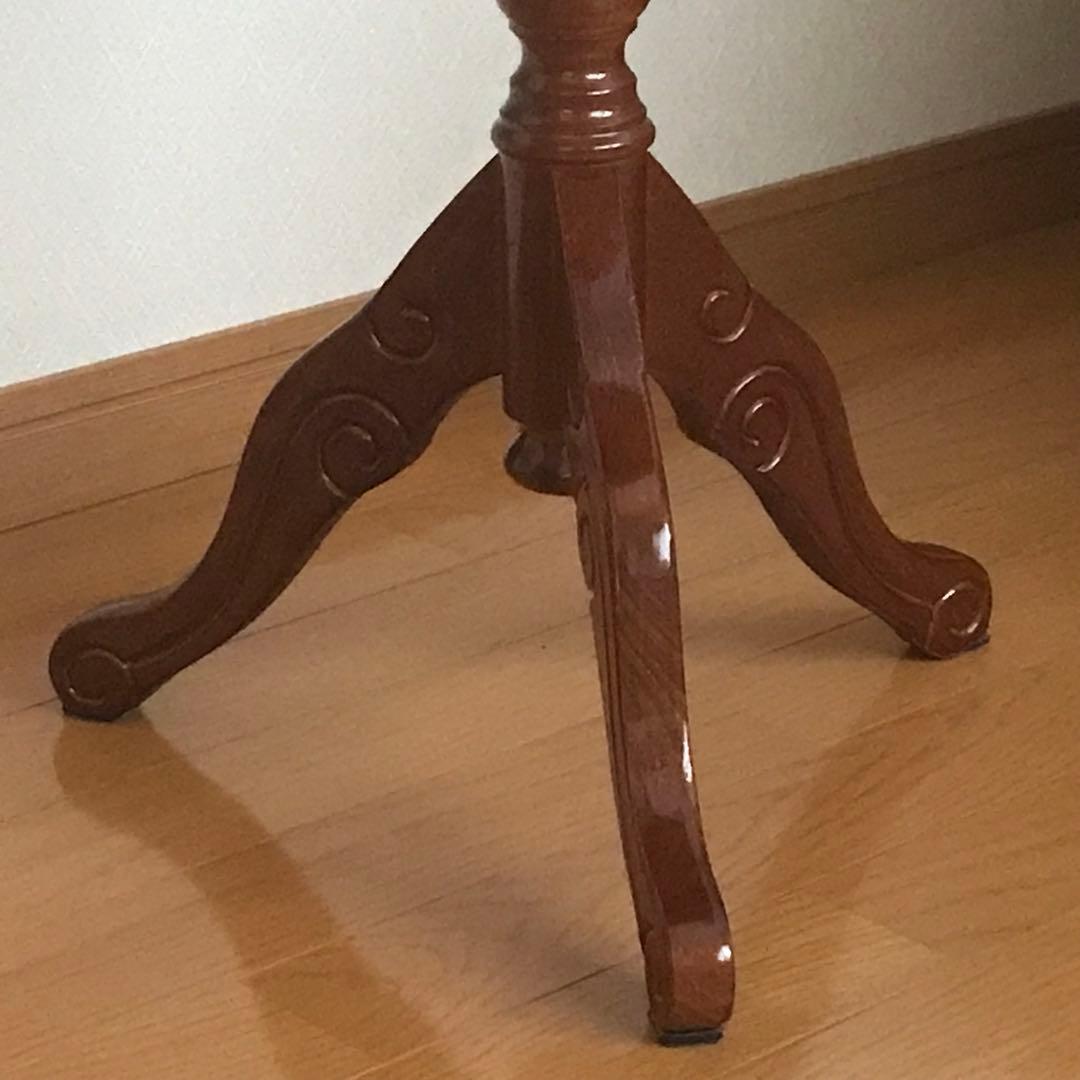 アンティーク　コーヒーテーブル　サイドテーブル　木製象嵌　イタリア製