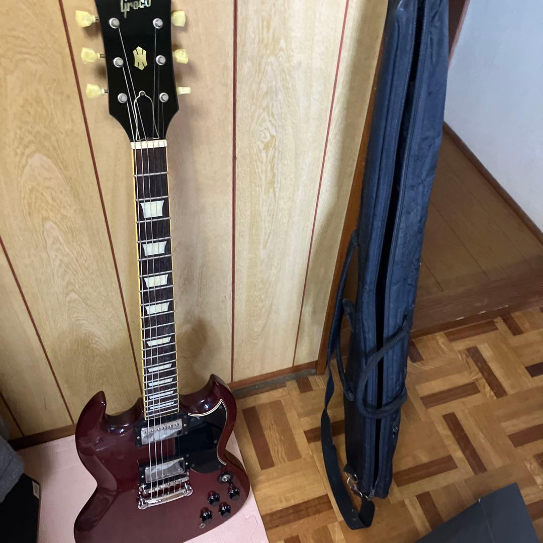 た*め様 greco 【グレコ】SGエレキギター ワインレッド