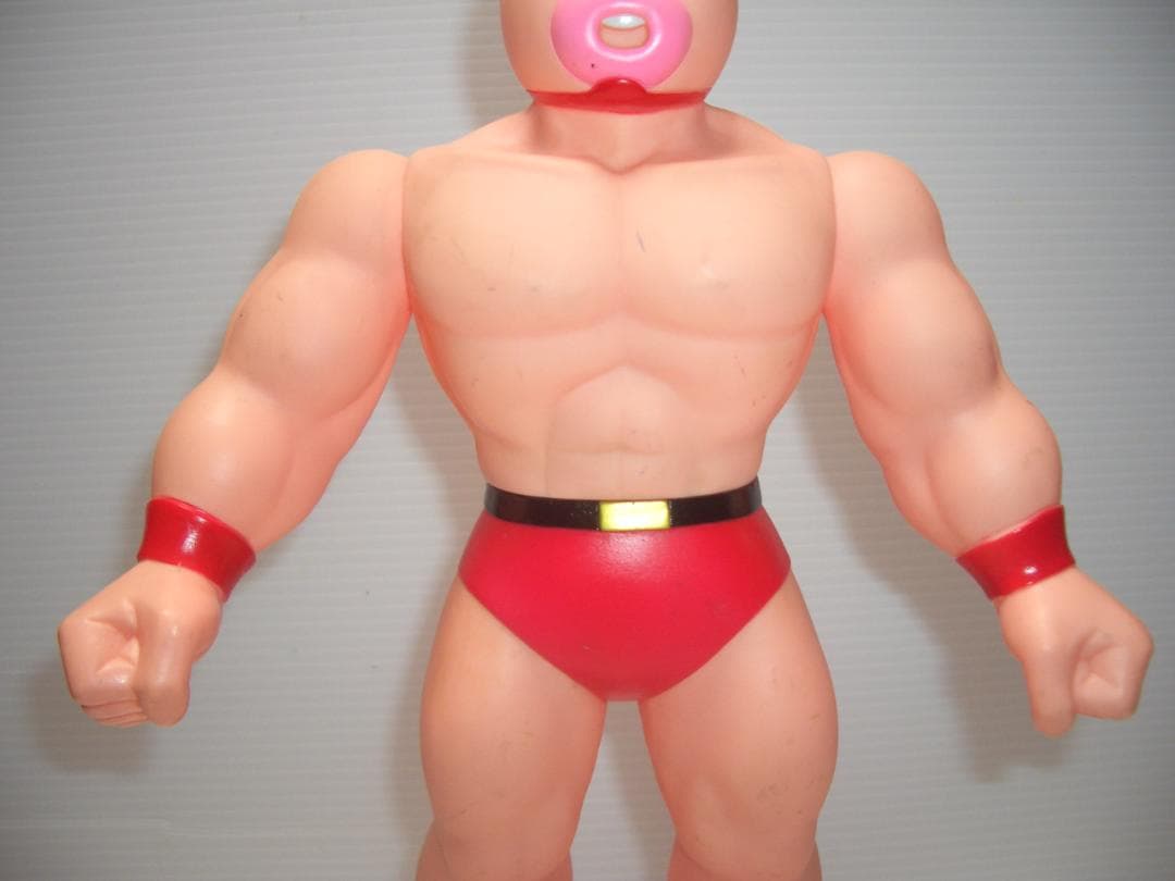 キン肉マン　特大ソフビ　31ｃｍ　1984年　バンダイ製　放映当時物　美品