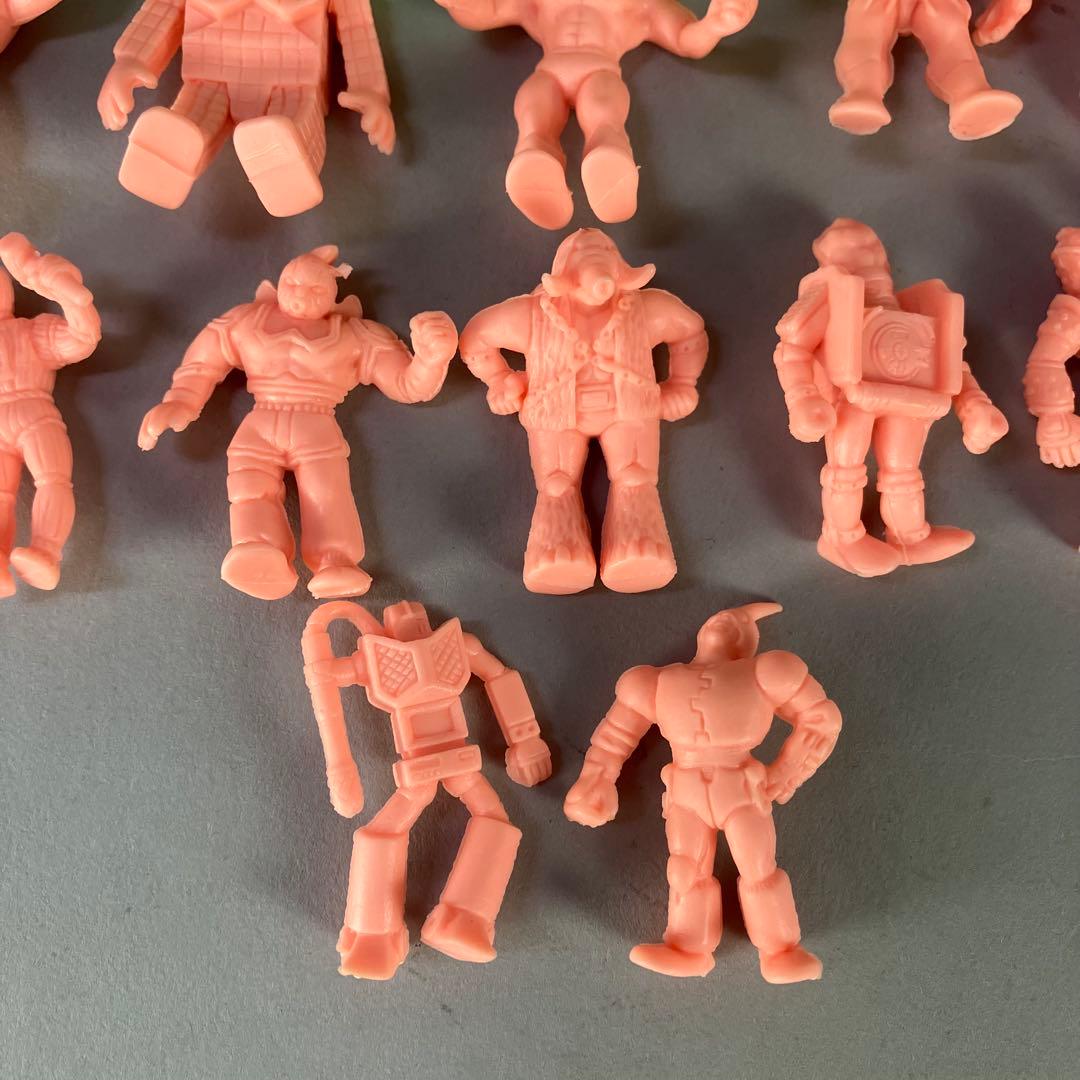 U◆アマダ キン消し 肌色 １２点◆ガチャ 募集超人 当時物 キン肉マン