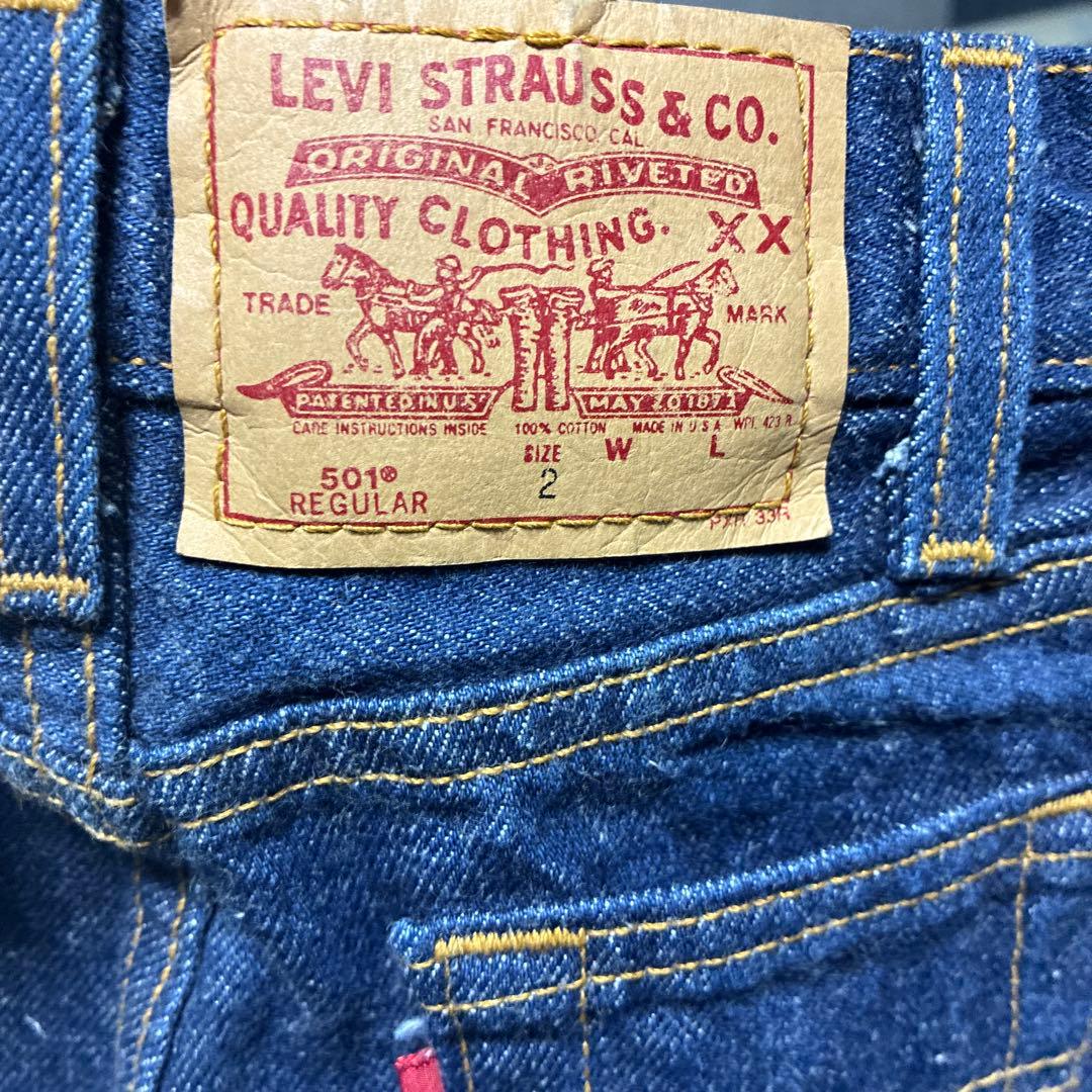 Levi's 501 ハーフパンツ サイズ2 ウエスト50