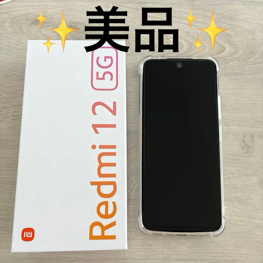 ✨美品✨Xiaomi Redmi 12 5G 本体 ポーラーシルバー