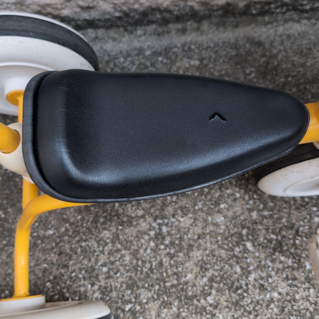 ☆値下げ☆イエロー三輪車 バスケット付き（たのめる便）