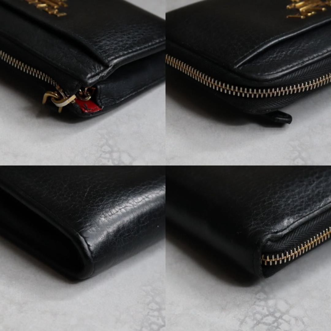 PRADA プラダ / ヴィッテロダイノケース キーチェーン ブラック