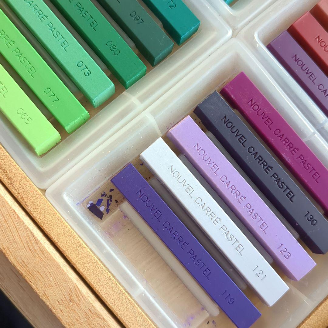 ヌーベル カレー パステル 72色 パステルアートセット 木製ケース入り