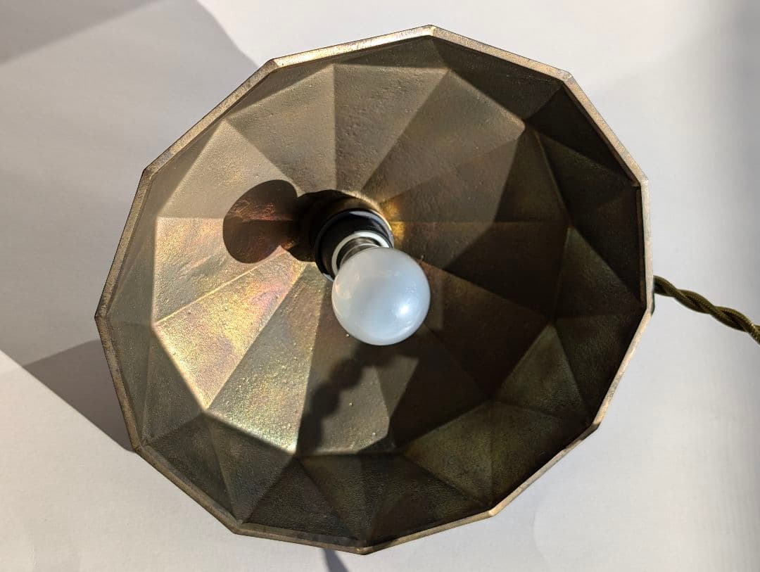 FUTAGAMI フタガミ　明星　大　黒ムラ　真鍮　ライト