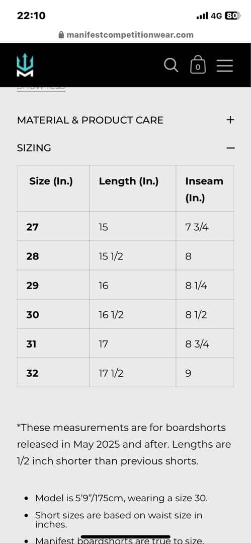 MANIFEST マニフェスト　サーフパンツ　新品未使用　27インチ
