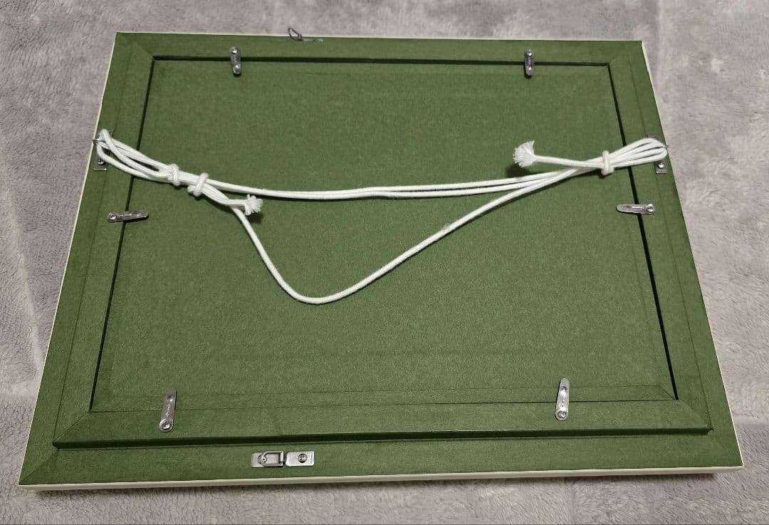 森正明 都市風景とバルーンの絵画　額縁付き