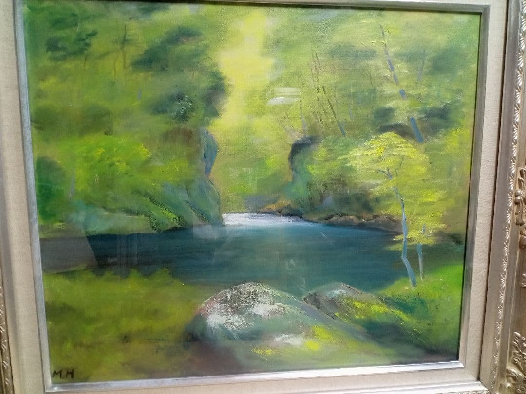 堀場道明の油彩画F１０号です