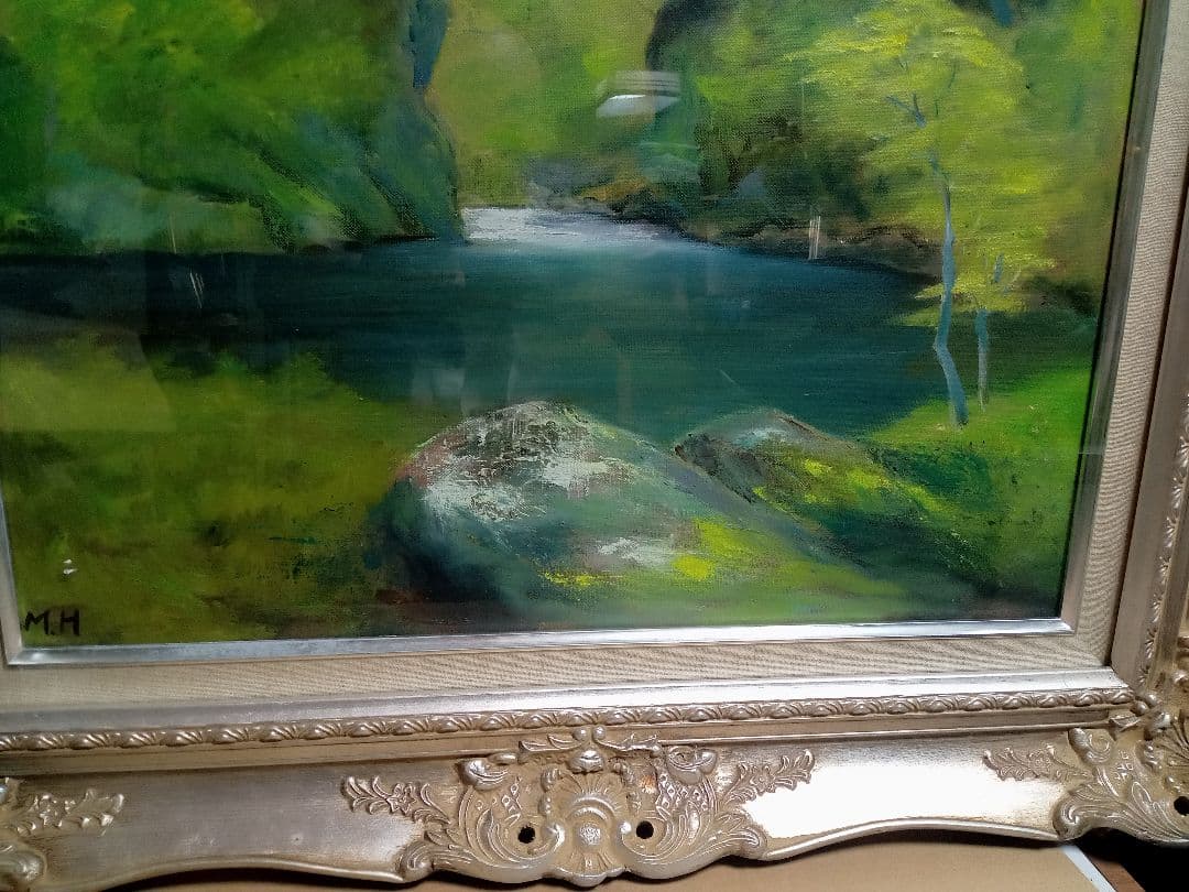 堀場道明の油彩画F１０号です