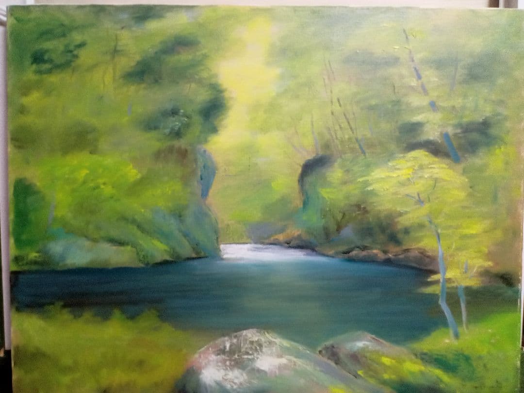 堀場道明の油彩画F１０号です