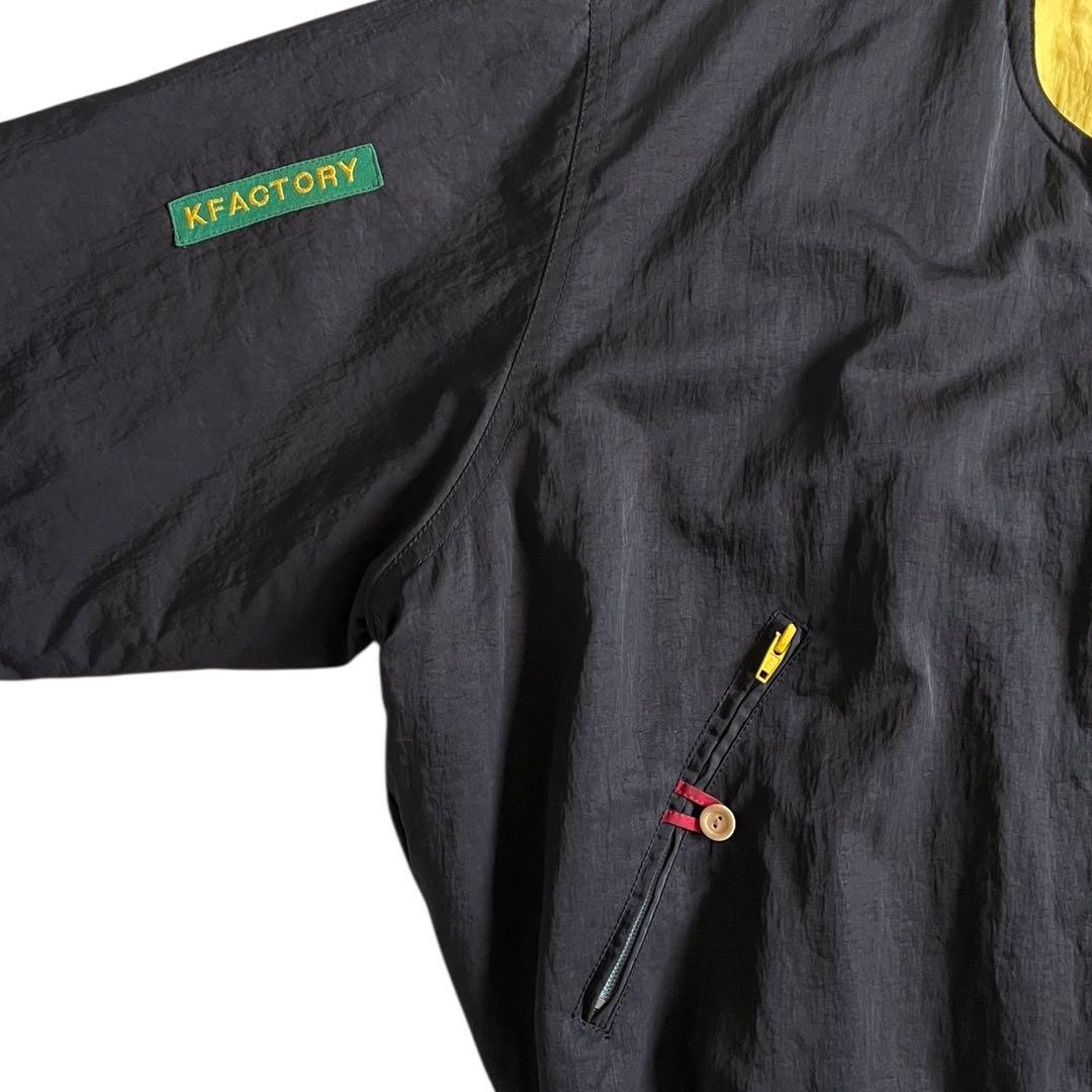K-FACTORY 池田ノブオ 半袖 ナイロン ブルゾン ジャケット 80年代