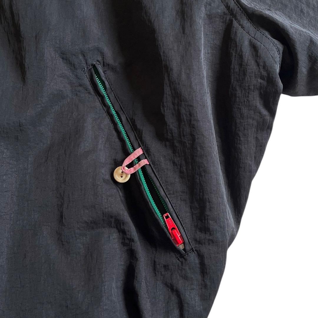 K-FACTORY 池田ノブオ 半袖 ナイロン ブルゾン ジャケット 80年代