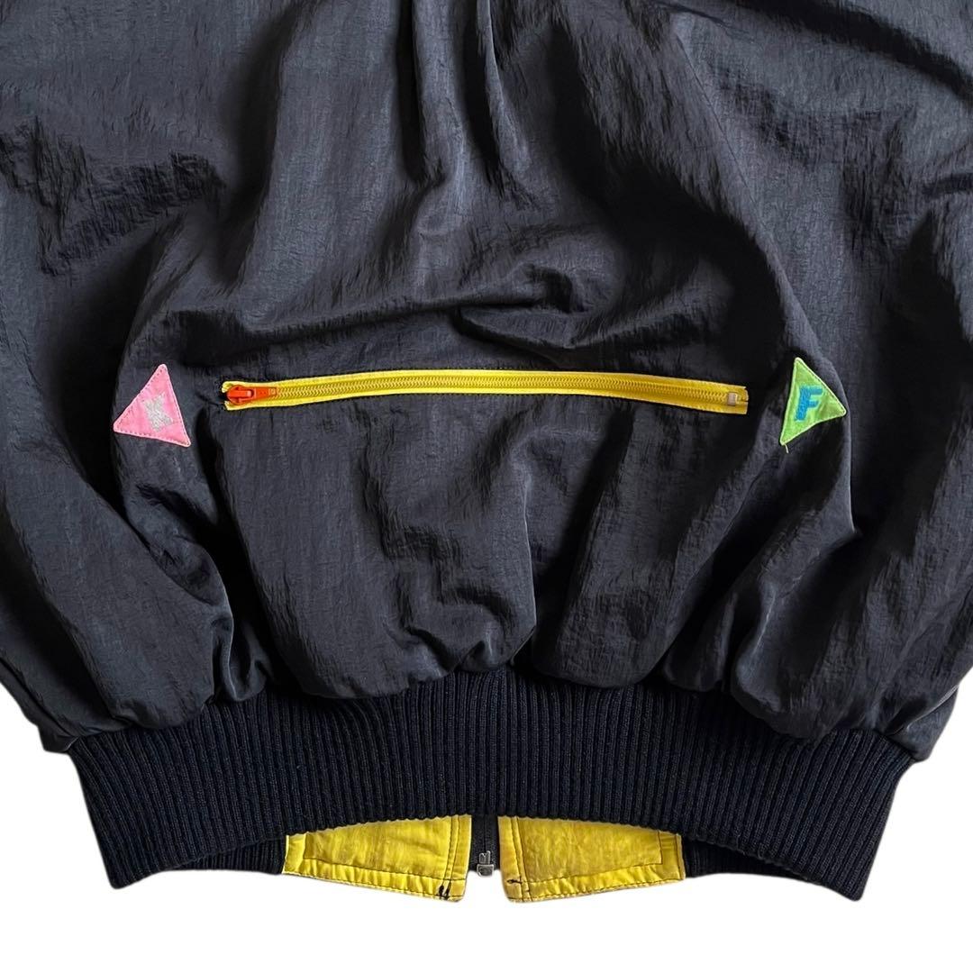 K-FACTORY 池田ノブオ 半袖 ナイロン ブルゾン ジャケット 80年代