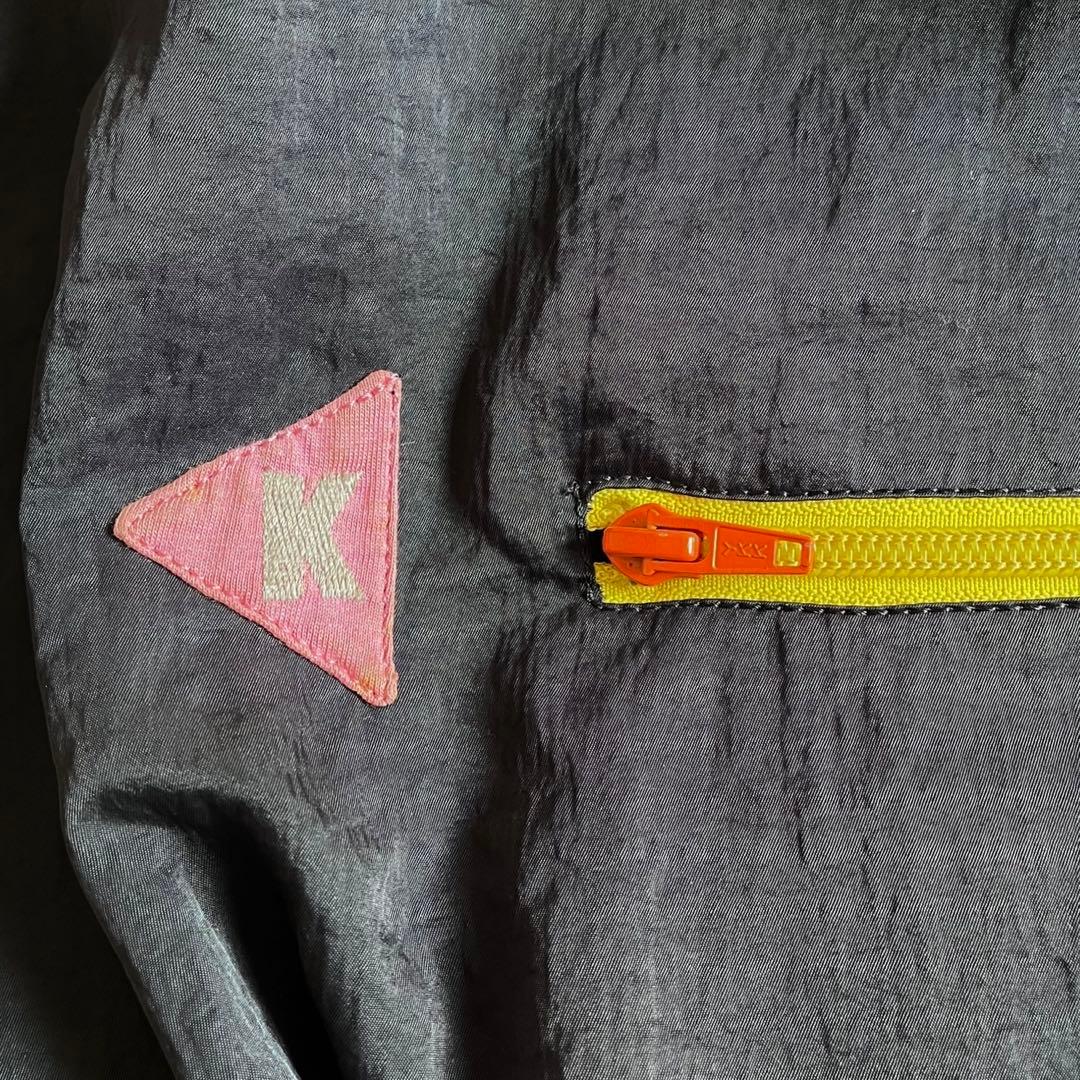 K-FACTORY 池田ノブオ 半袖 ナイロン ブルゾン ジャケット 80年代