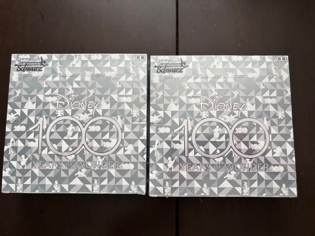 ディズニー100周年　ヴァイスシュヴァルツ　初販　シュリンク付き　2BOXセット