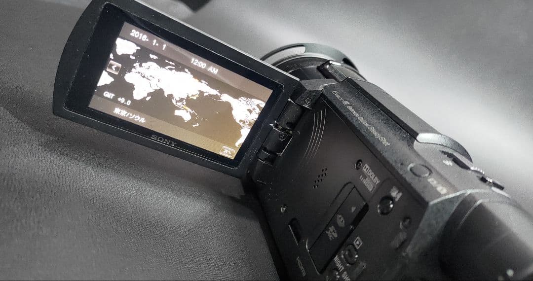 極美品 FDR-AX55 4Kビデオカメラ 本体 FDR-AX60同等