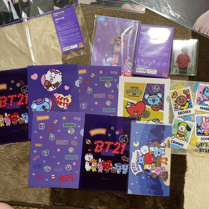 bts  bt21 tinytan グッズ　バンバンコン　シーグリ　ポスター