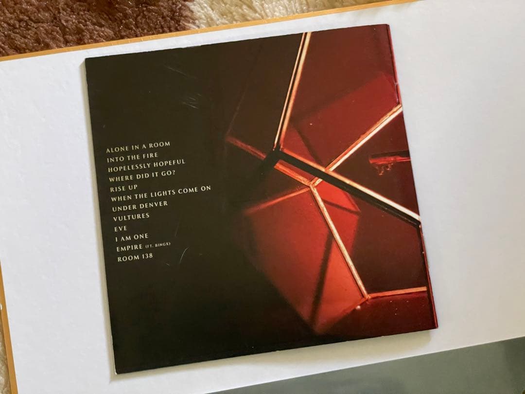 Asking Alexandria 直筆メンバー全員サイン入りジャケット 額縁付