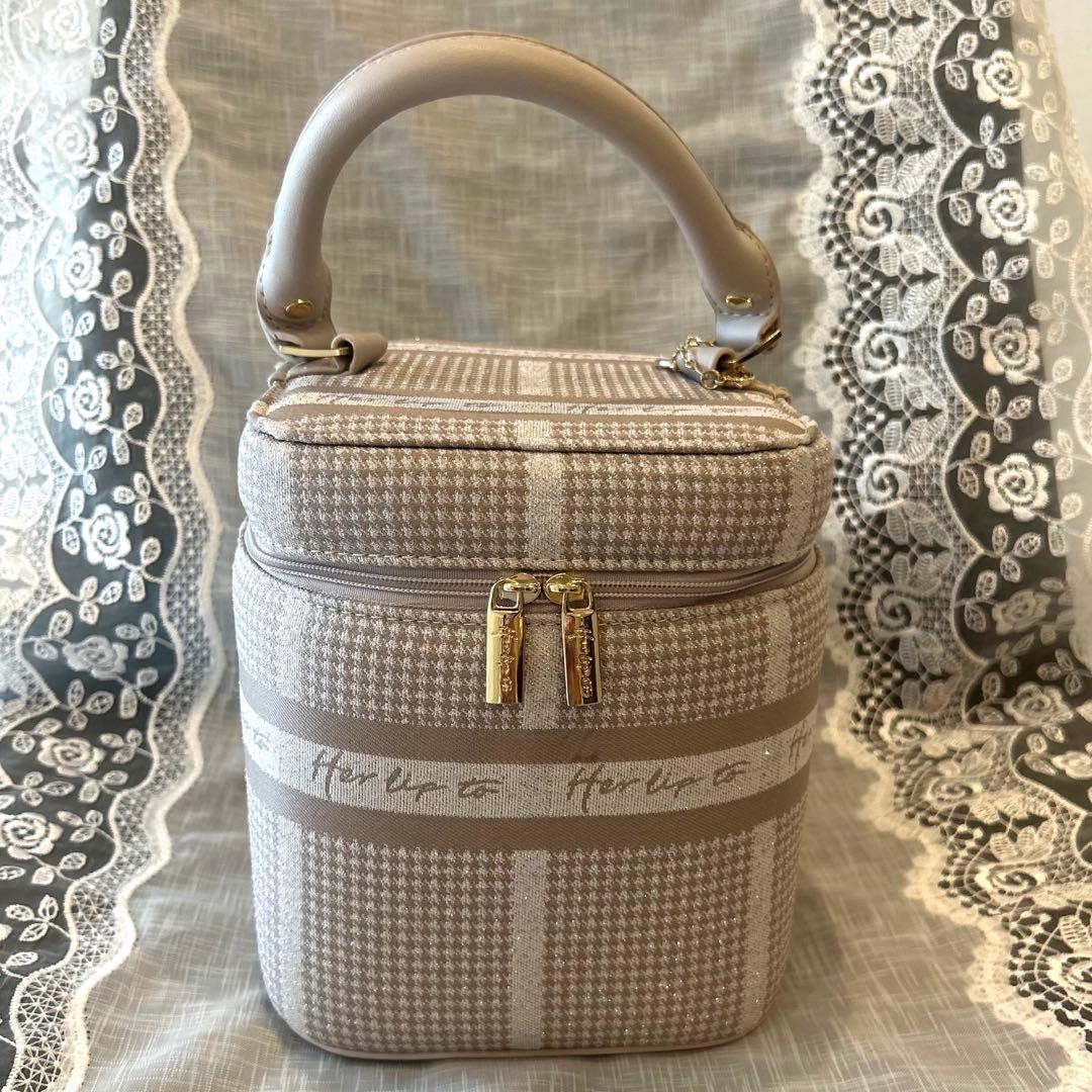 バッグ herlipto HLT Jacquard Vanity Bag