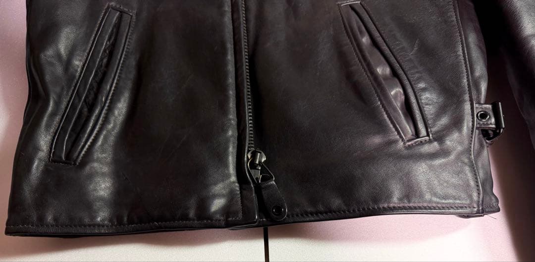 Vintage ハーレーダビッドソン　シングルライダースジャケット　サイズ38