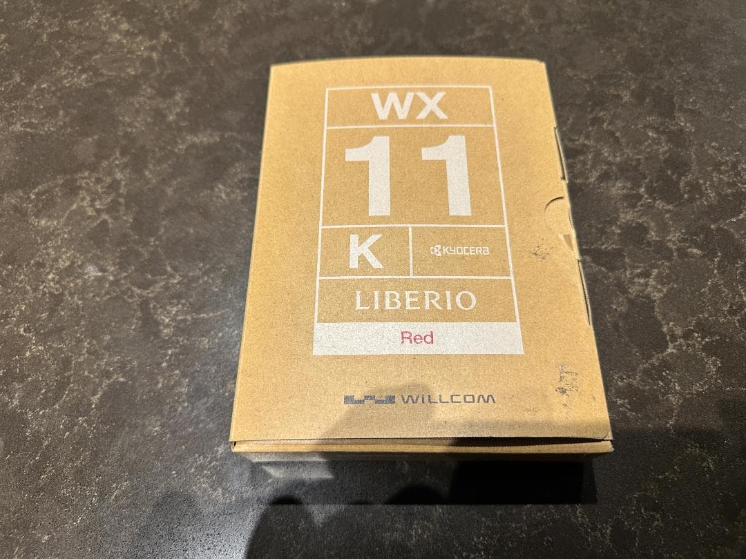 LIBERIO WX11K　レッド PHS 本体 箱付き
