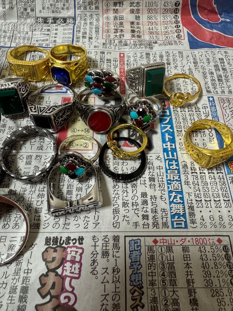 (複数のデザインのリングセット)