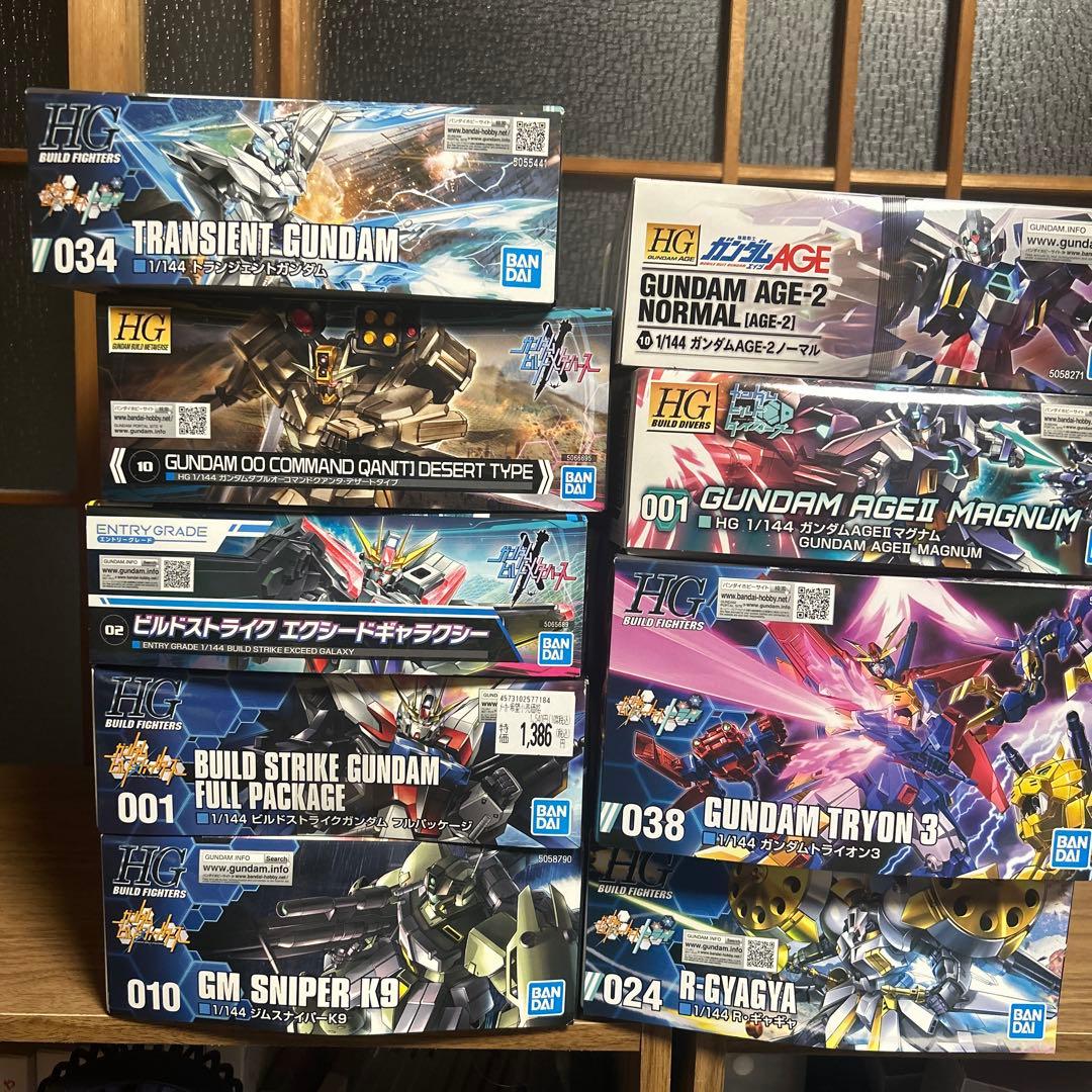 HGガンプラ ビルドファイターズ セット