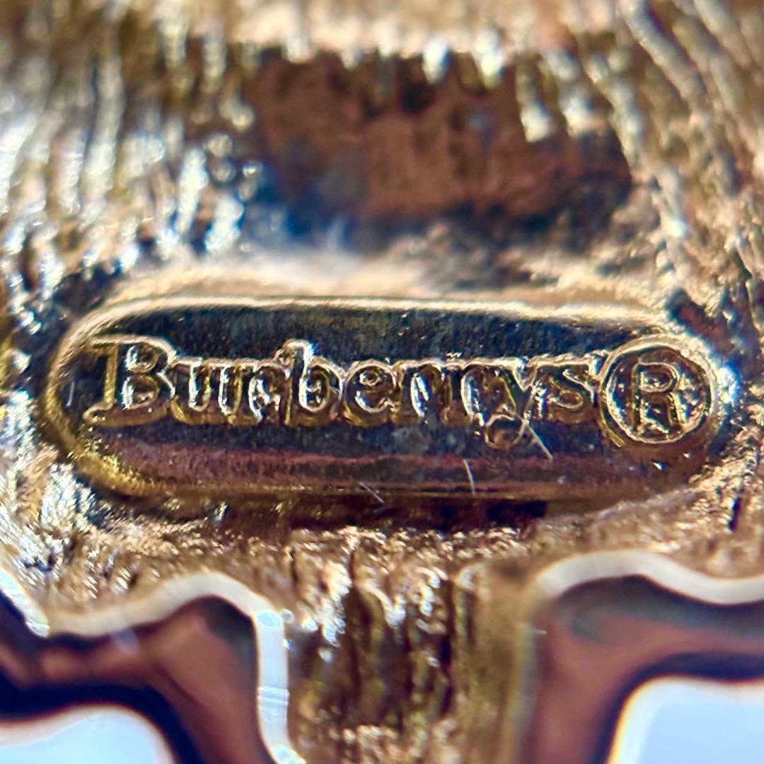 バーバリーズ ブローチ ヴィンテージ アクセサリー パール 正規品 刻印 廃盤