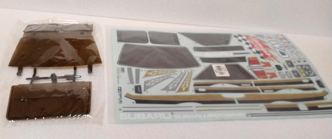 タミヤ　TAMIYA　スバル・ブラットスペアボディ（オマケ付き）