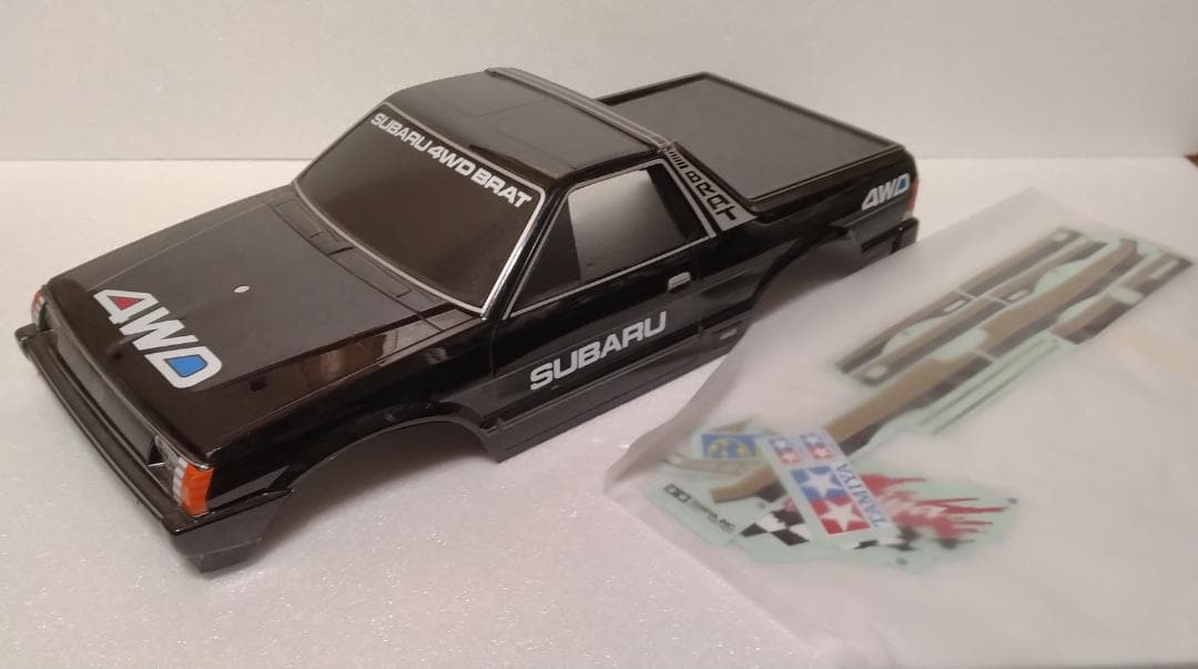 タミヤ　TAMIYA　スバル・ブラットスペアボディ（オマケ付き）